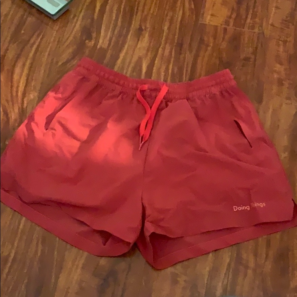 Outdoor voices red shorts size m